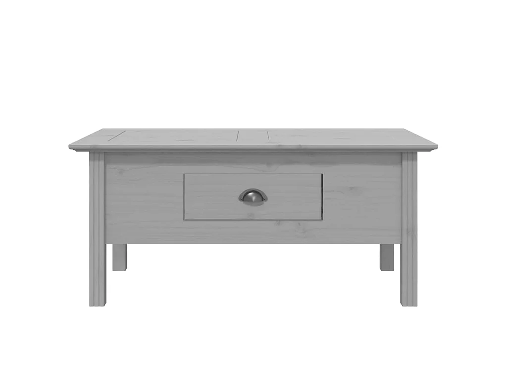 Goud BODO salontafel grijs 100x55x45 cm massief grenenhout