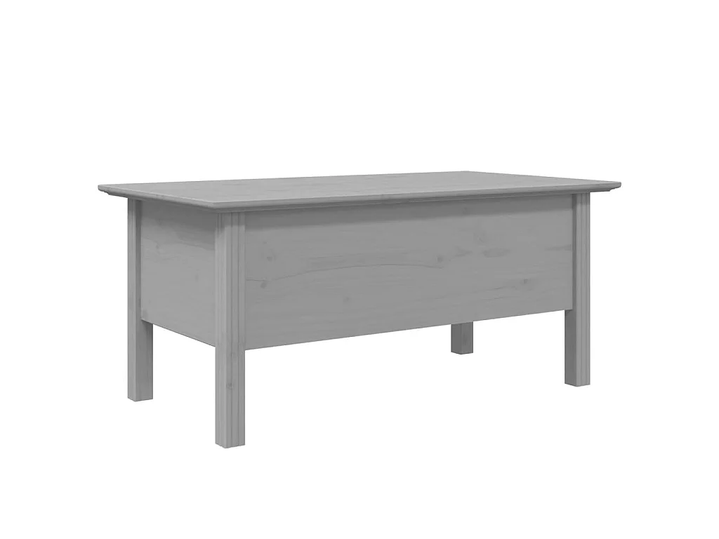 Goud BODO salontafel grijs 100x55x45 cm massief grenenhout