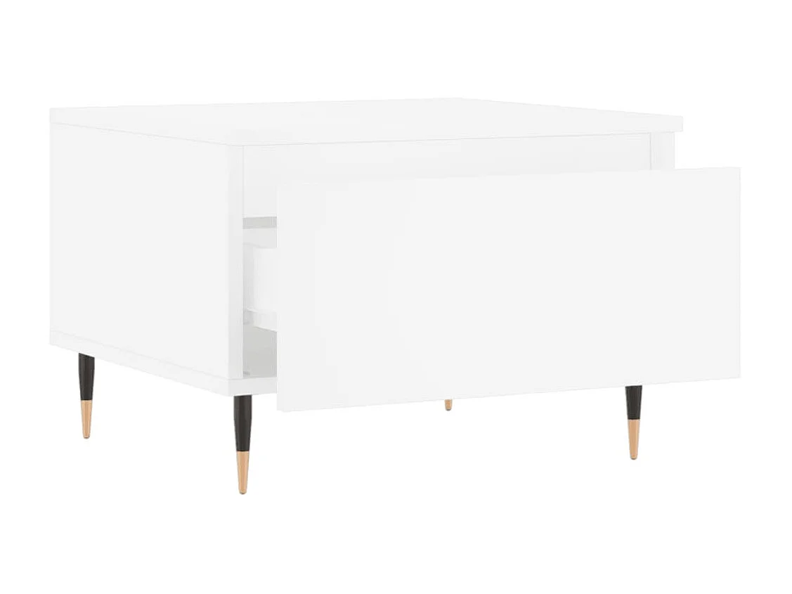 Gold Salontafels 2 stuks wit 50x46x35 cm parket