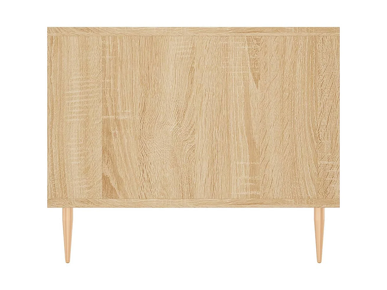 Table basse chêne sonoma 102x50x40 cm bois d'ingénierie