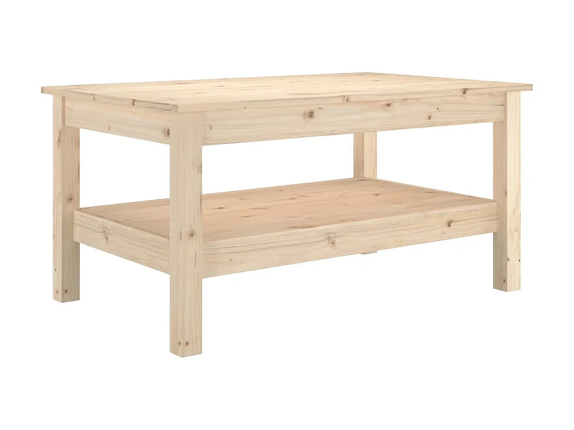 Table basse 80x50x40 cm Bois massif de pin