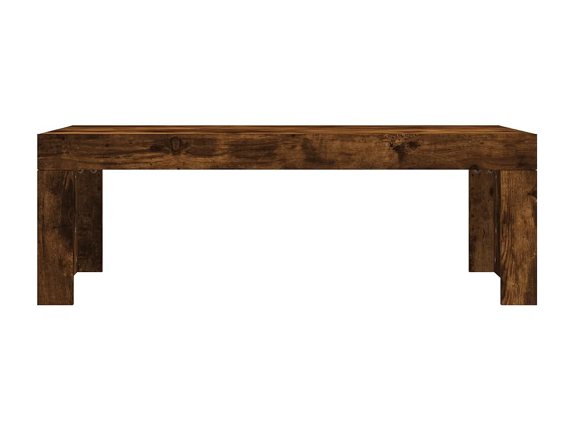 Tavolino in rovere affumicato 102x50x36 cm in multistrato