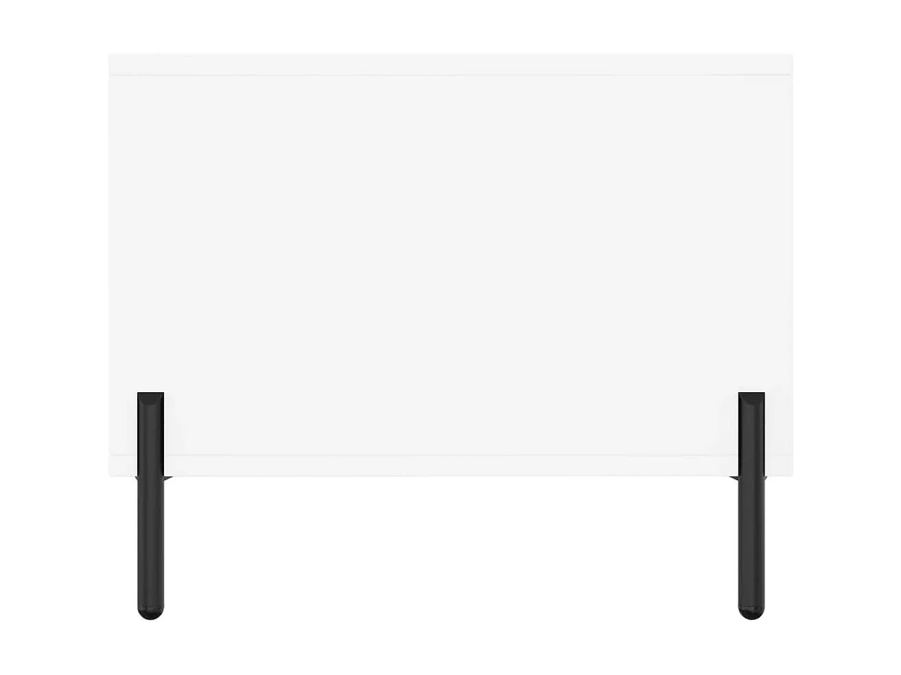 Mesa de centro Gold blanca 90x50x40 cm de madera contrachapada