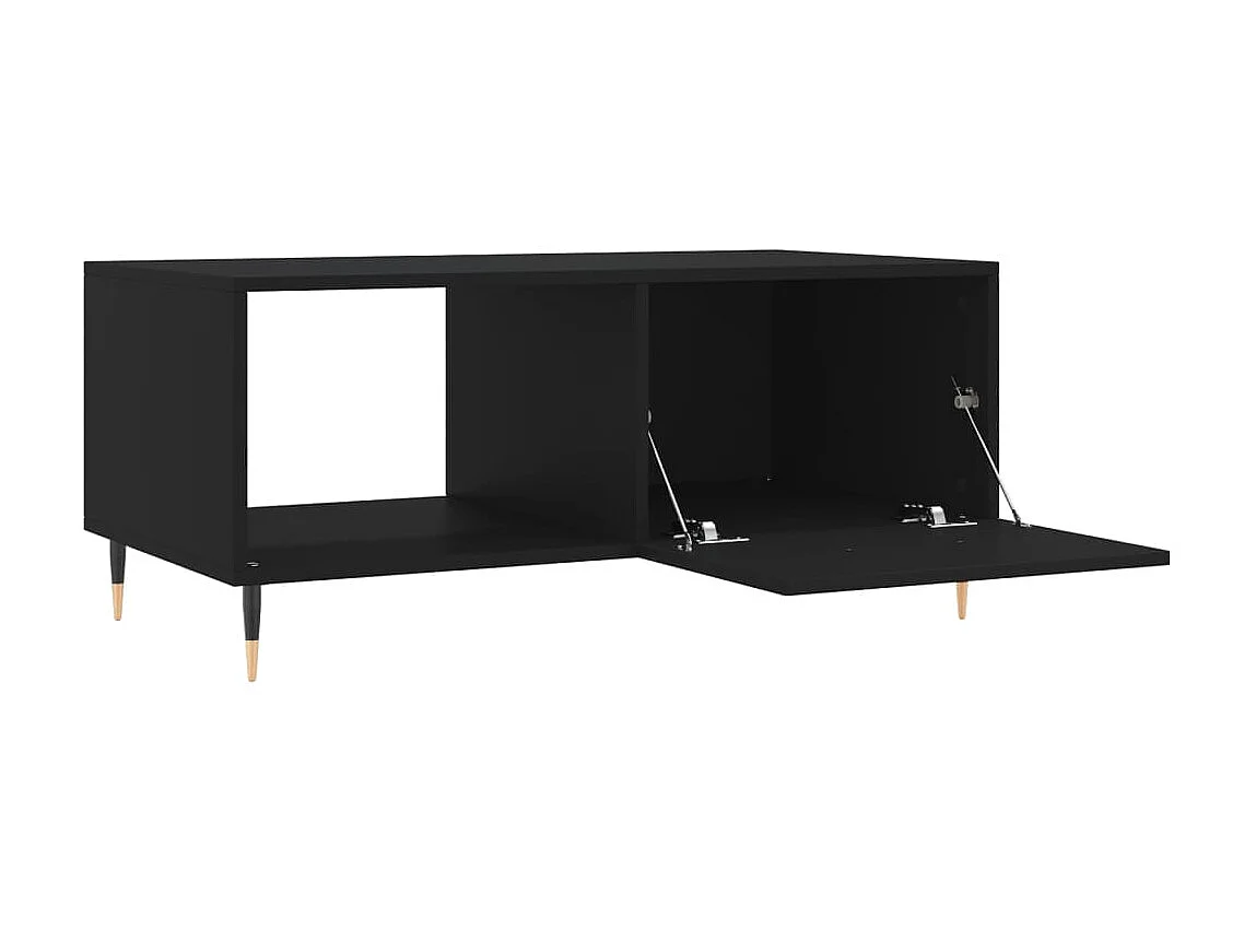 Gold Salontafel zwart 90x50x40 cm samengesteld hout