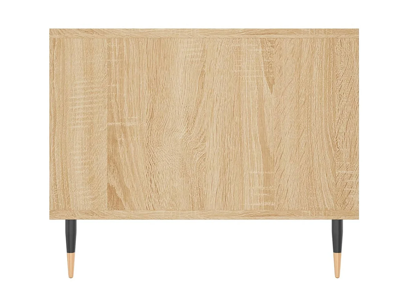 Tavolino in rovere Sonoma color oro 102x50x40 cm in multistrato