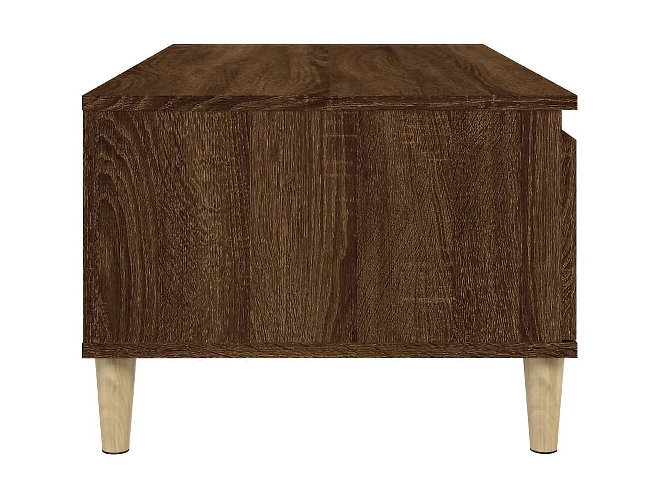 Table basse Chêne marron 90x50x36,5 cm Bois d'ingénierie