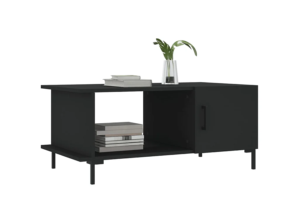 Gold Salontafel zwart 90x50x40 cm samengesteld hout