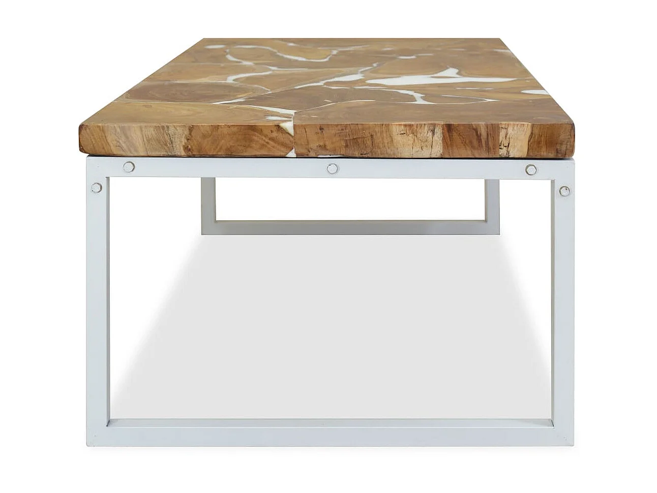 Table basse Teck Résine 110 x 60 x 40 cm