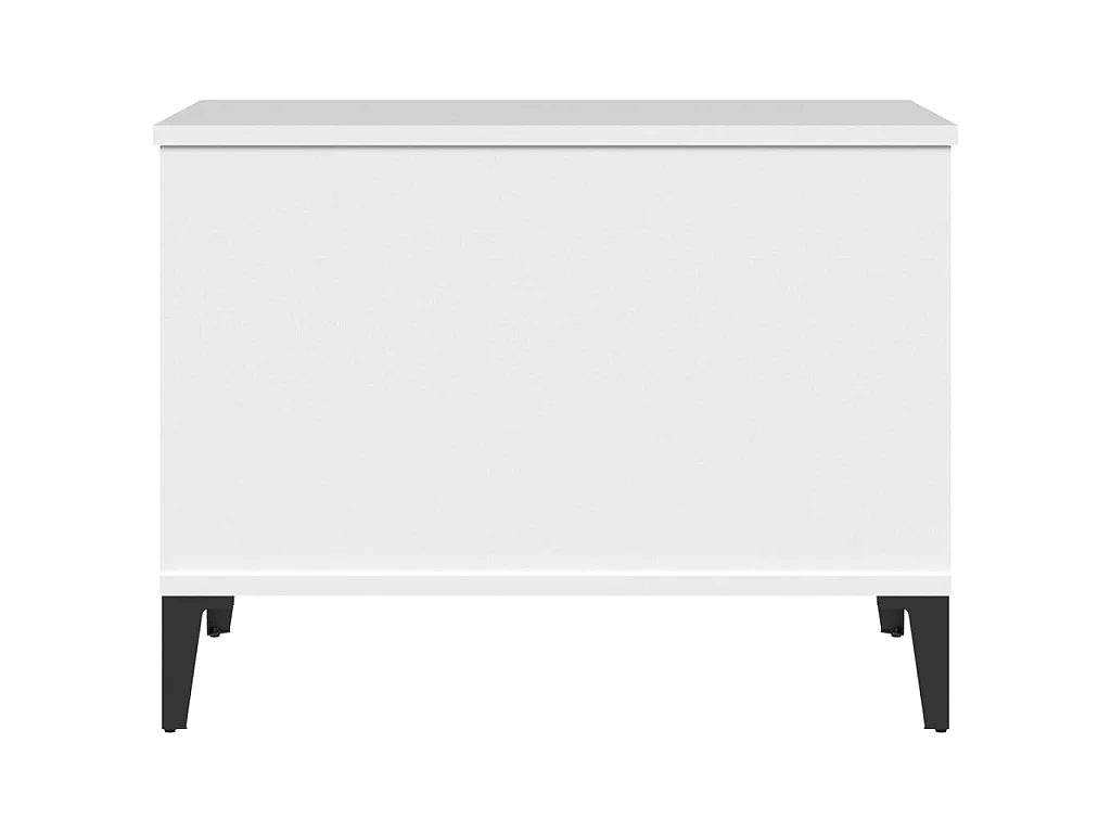 Gold Salontafel Wit 60x44,5x45 cm Bewerkt hout