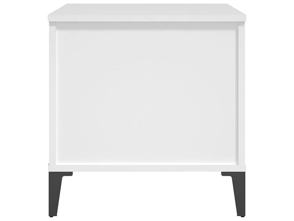 Mesa de centro Gold Blanco 60x44,5x45 cm Madera contrachapada
