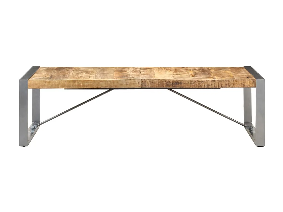 Table basse 140x70x40 cm Bois de manguier brut