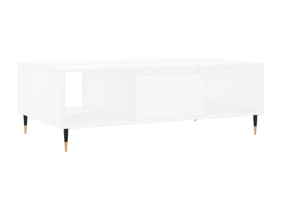 Gold Salontafel wit 104x60x35 cm samengesteld hout