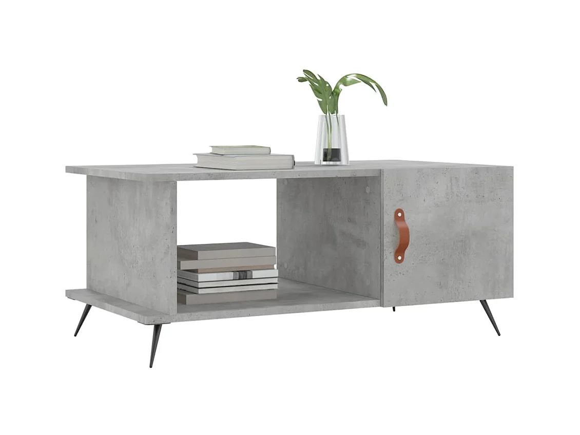 Gold Betongrijze salontafel 90x50x40 cm samengesteld hout