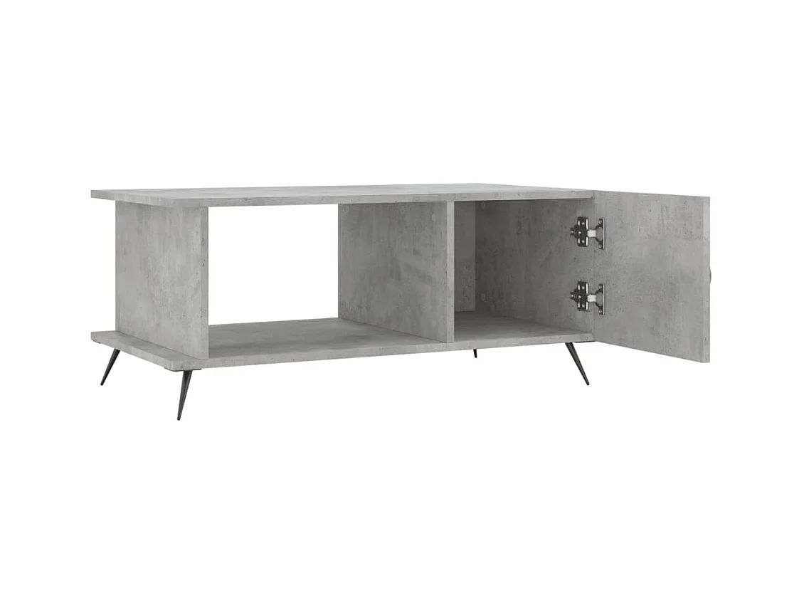 Gold Betongrijze salontafel 90x50x40 cm samengesteld hout