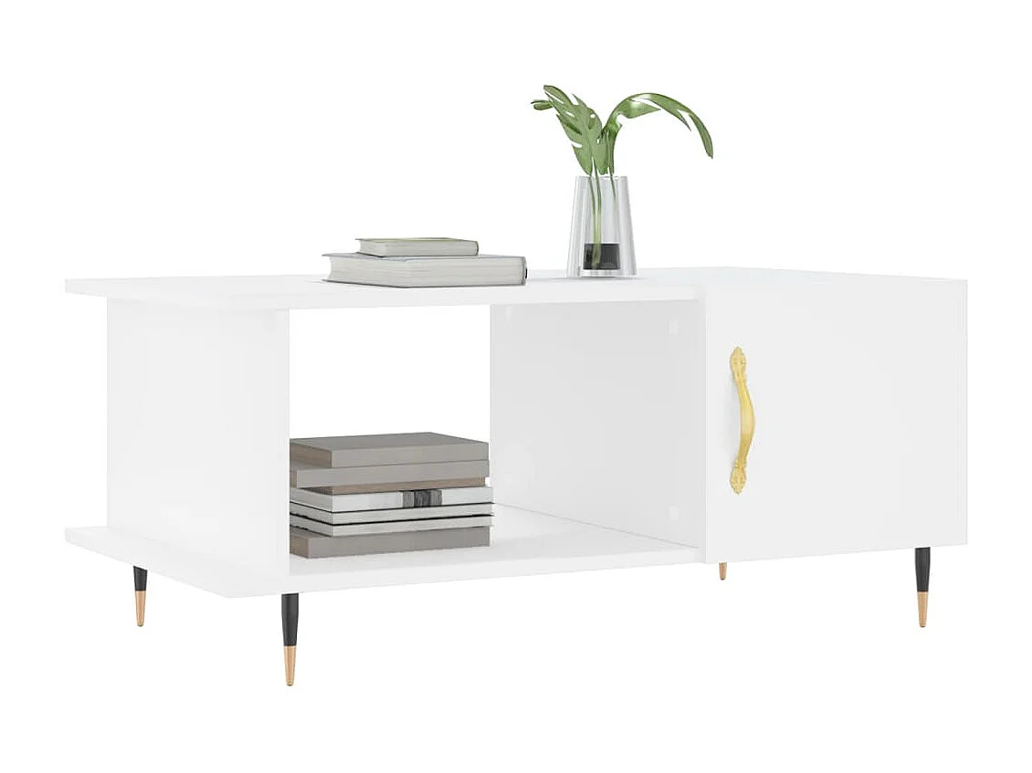 Gold Salontafel wit 90x50x40 cm samengesteld hout