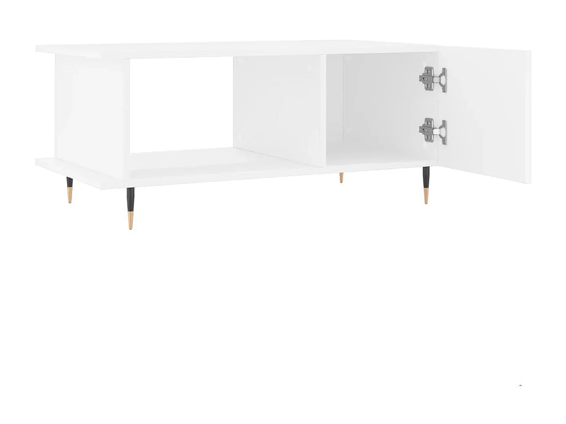 Gold Salontafel wit 90x50x40 cm samengesteld hout