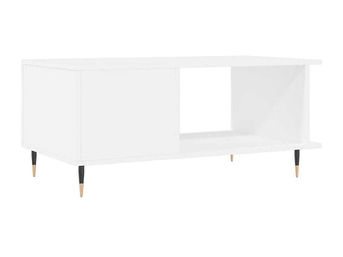 Gold Salontafel wit 90x50x40 cm samengesteld hout