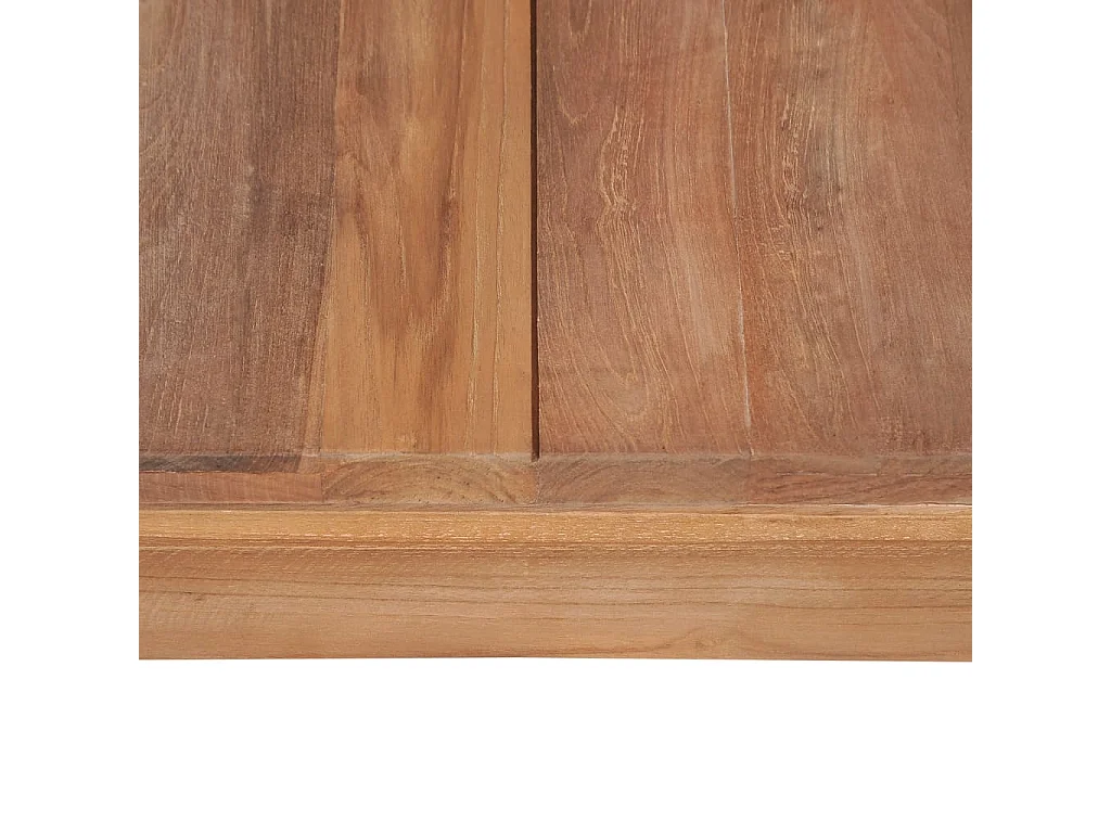 Gold Salontafel Teakhout en natuurlijke afwerking 60 x 60 x 40 cm