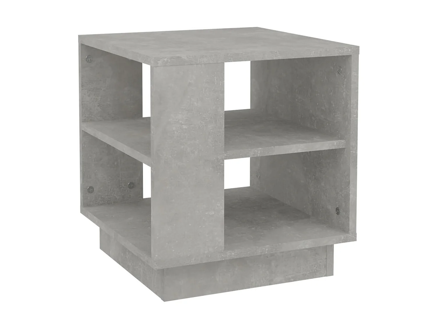 Table basse Gris béton 40x40x43 cm Bois d'ingénierie