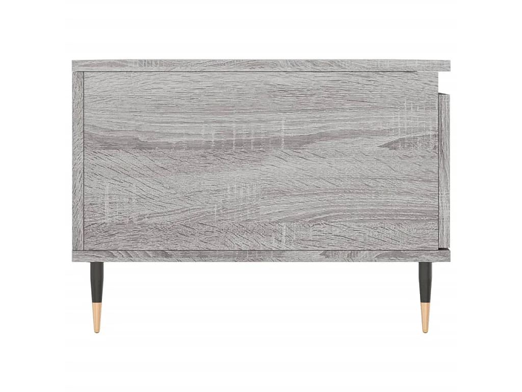 Gouden Sonoma grijze salontafel 90x50x36,5 cm Bewerkt hout