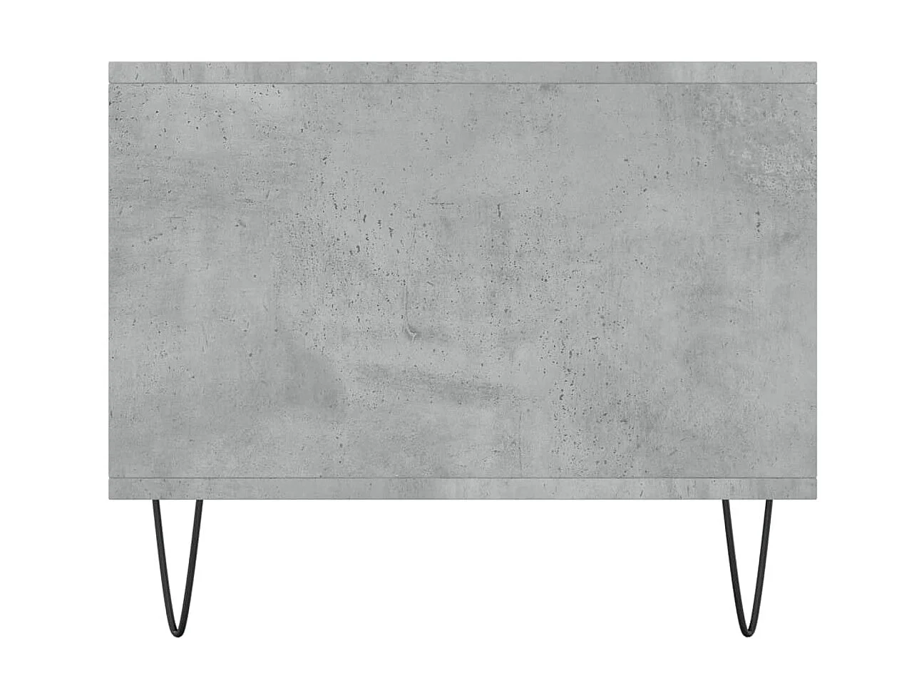 Table basse gris béton 90x50x40 cm bois d'ingénierie