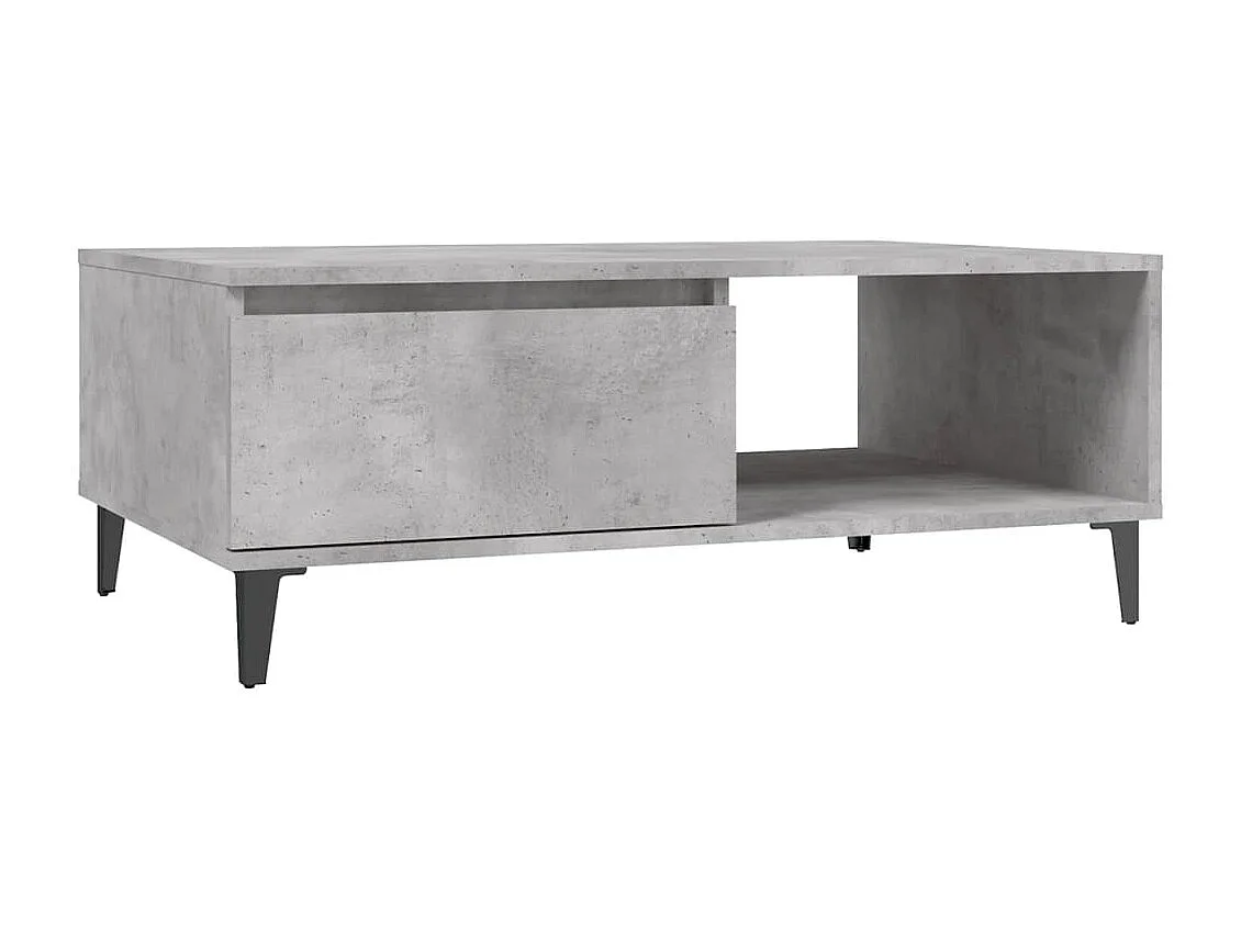 Gold Salontafel Betongrijs 90x60x35 cm Spaanplaat