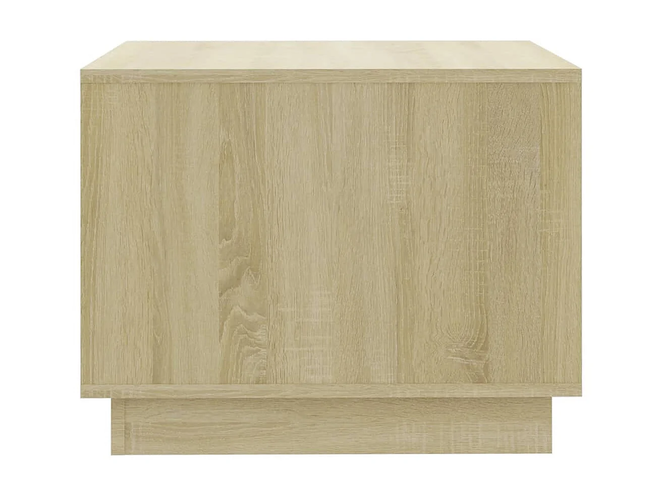 Mesa de centro em carvalho Sonoma dourado 55x55x43 cm aglomerado