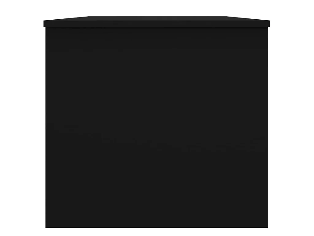 Goldfarbener Couchtisch, Schwarz, 102 x 50,5 x 46,5 cm, Holzwerkstoff