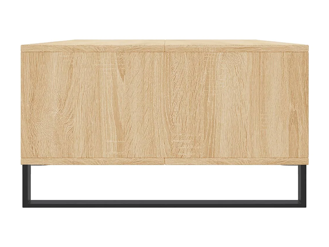 Table basse chêne sonoma 104x60x35 cm bois d'ingénierie