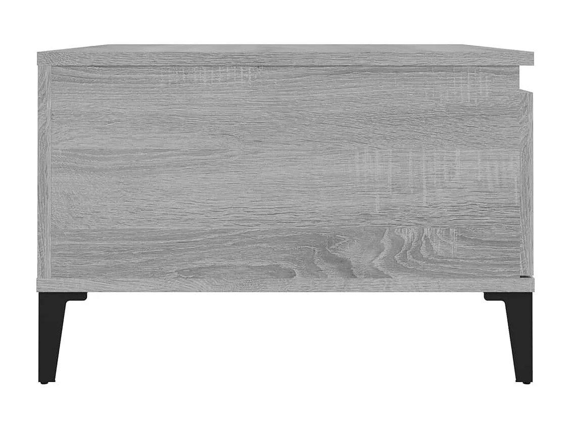 Gold Sonoma grijze salontafel 55x55x36,5 cm samengesteld hout