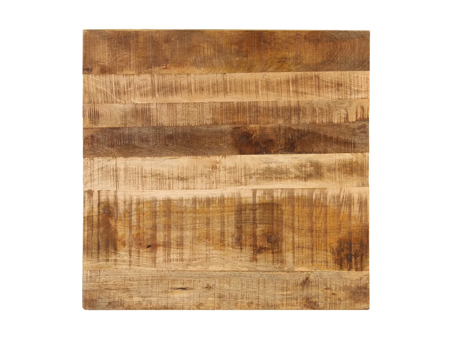 Goud Salontafel 80x80x40 cm Massief mangohout