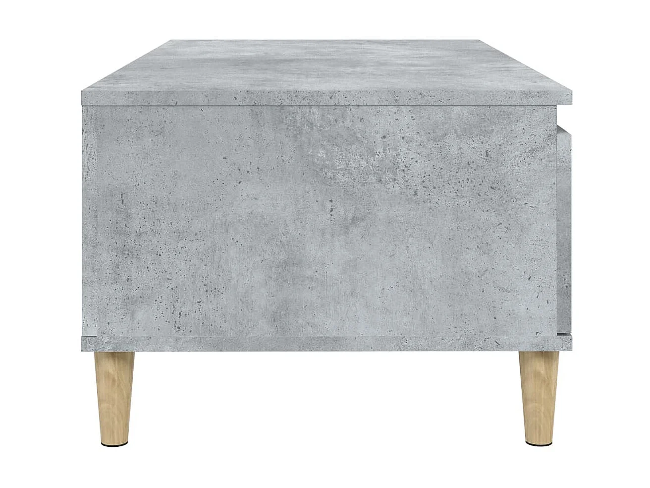 Tavolino Gold Grigio cemento 90x50x36,5 cm MDF