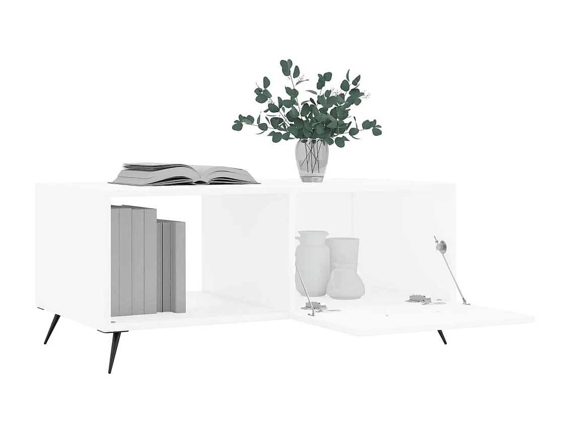 Gold Salontafel wit 90x50x40 cm samengesteld hout