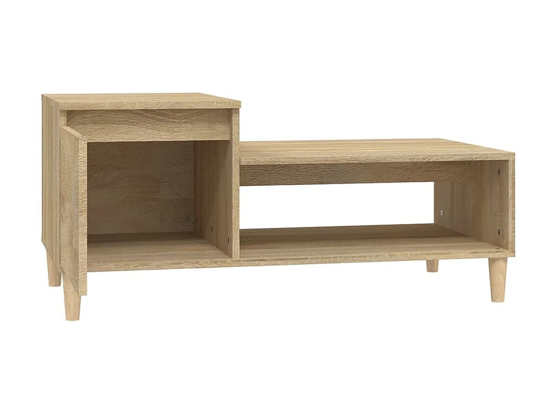 Table basse Chêne sonoma 100x50x45 cm Bois d'ingénierie