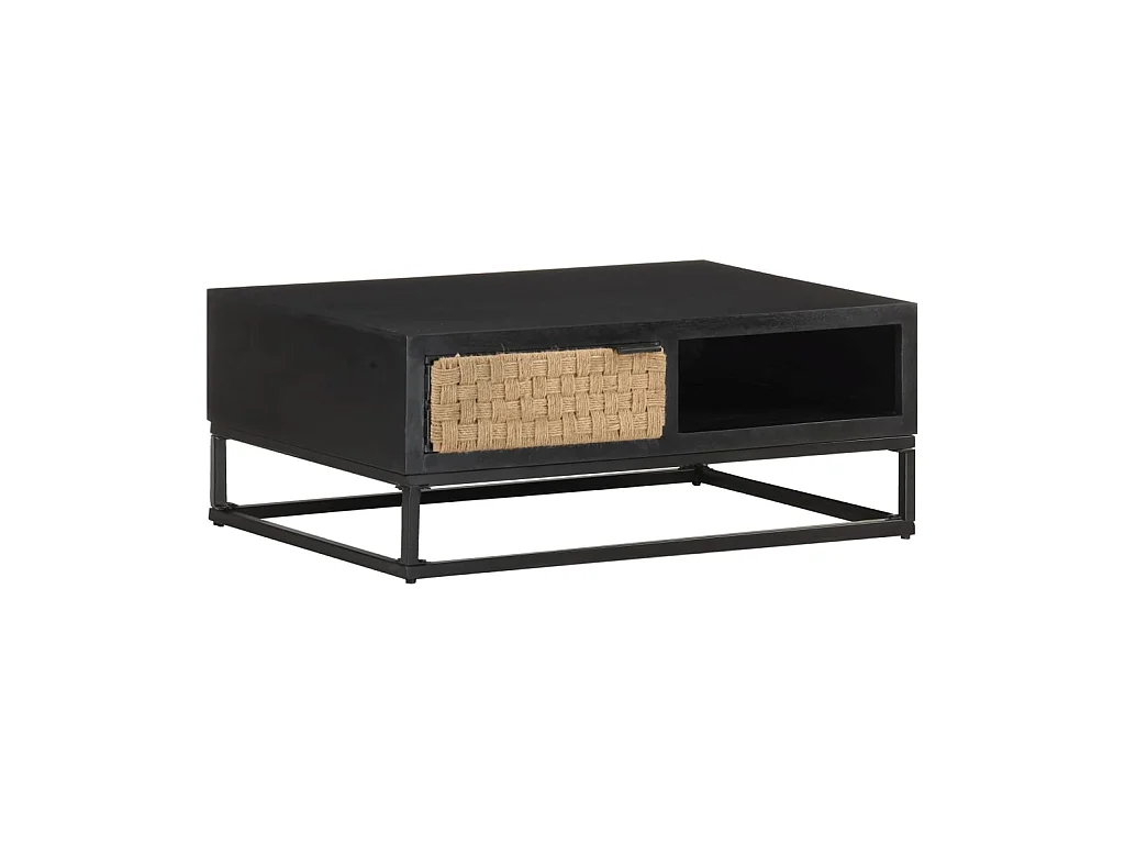 Table basse 90x60x35 cm Bois de manguier massif