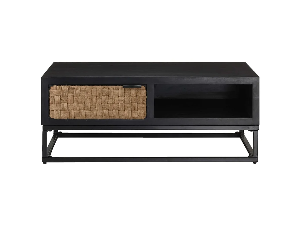 Table basse 90x60x35 cm Bois de manguier massif