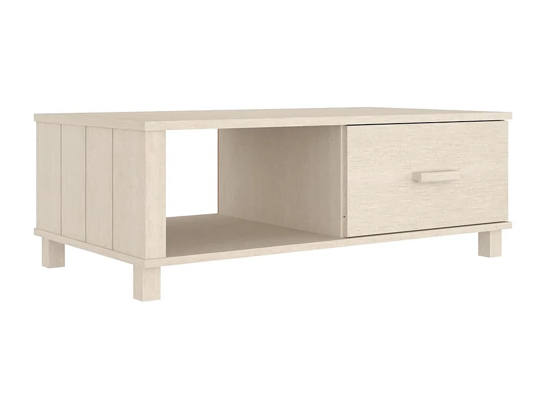 Gold Salontafel HAMAR Honingbruin 100x55x35 cm Massief grenenhout
