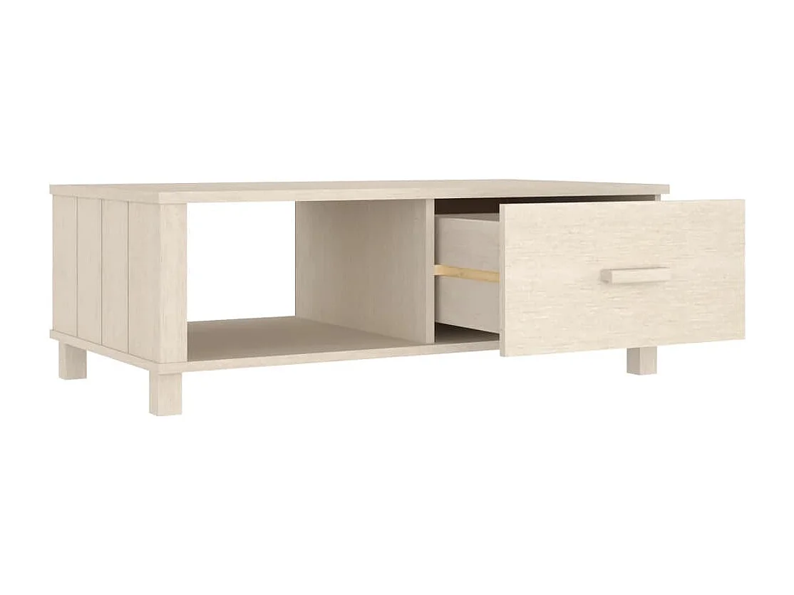 Gold Salontafel HAMAR Honingbruin 100x55x35 cm Massief grenenhout