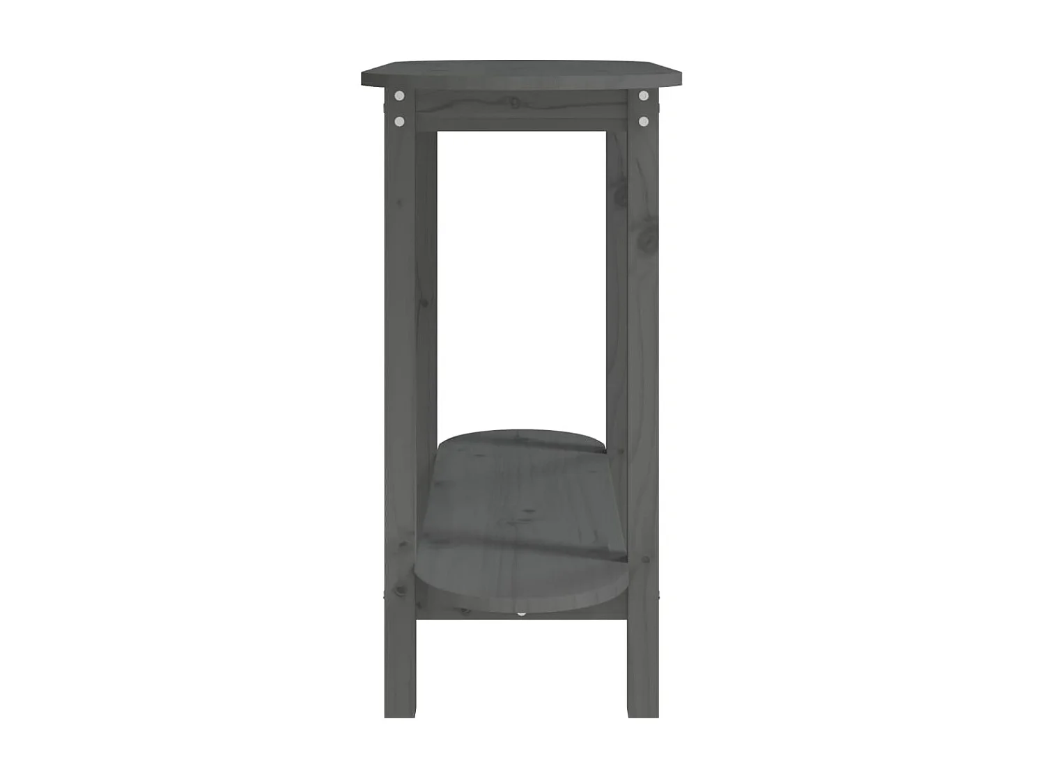 Table console Gris 110x40x80 cm Bois massif de pin