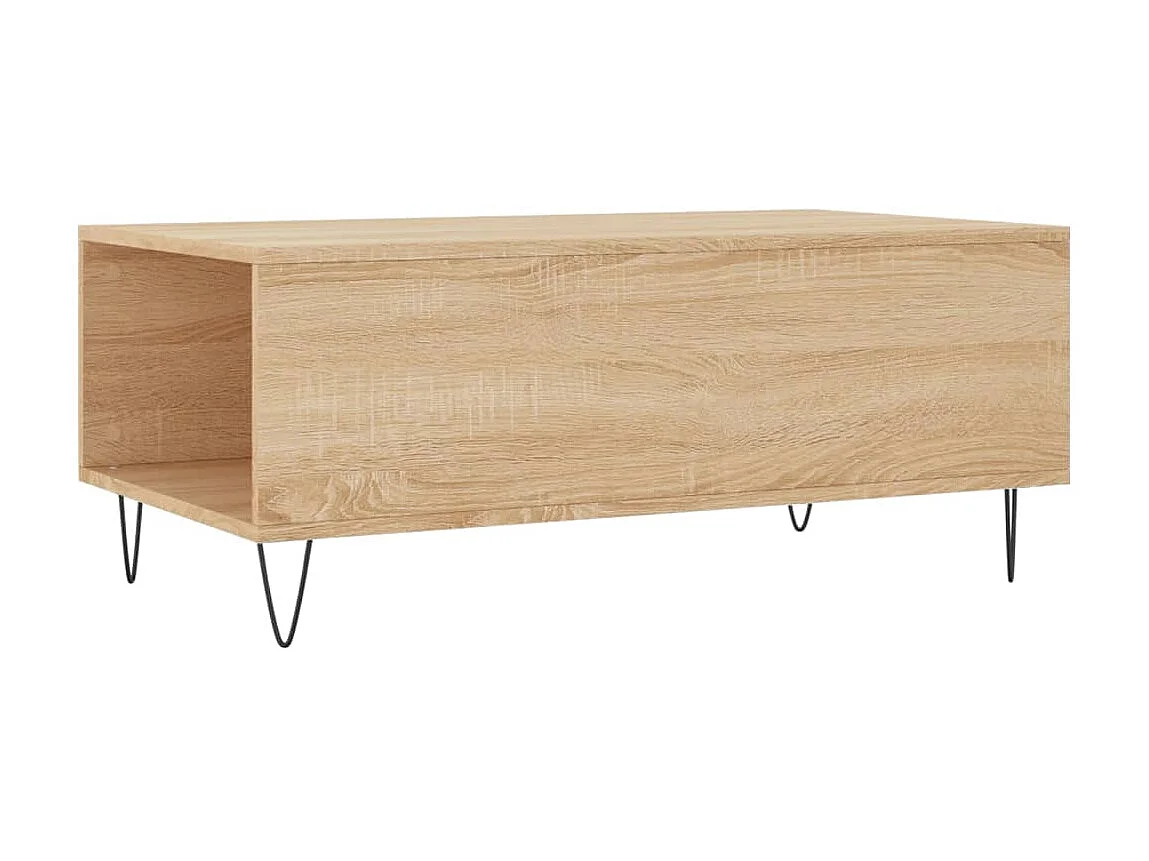 Table basse Chêne sonoma 90x50x36,5 cm Bois d'ingénierie