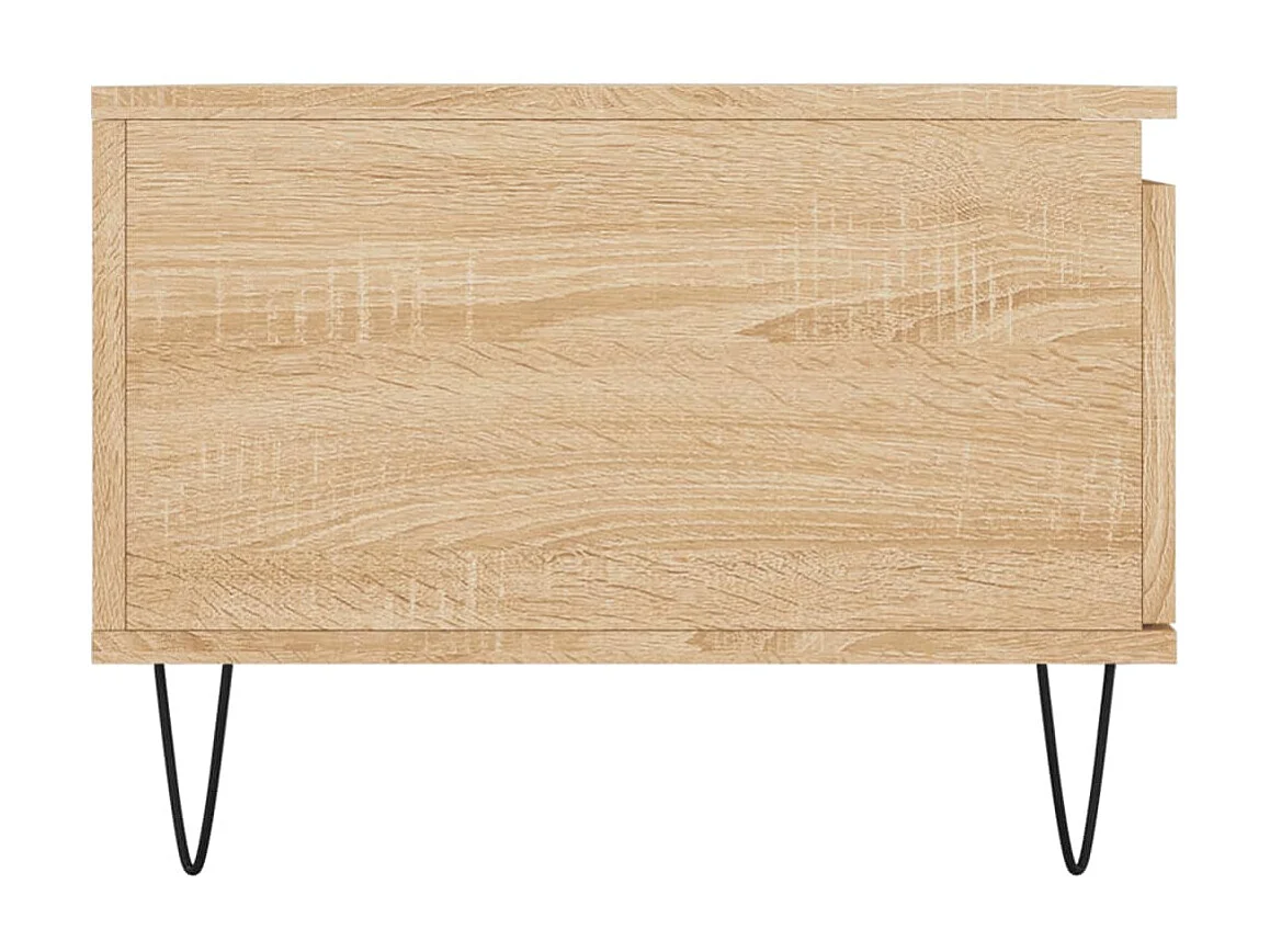 Tavolino Gold Rovere Sonoma 90x50x36,5 cm MDF