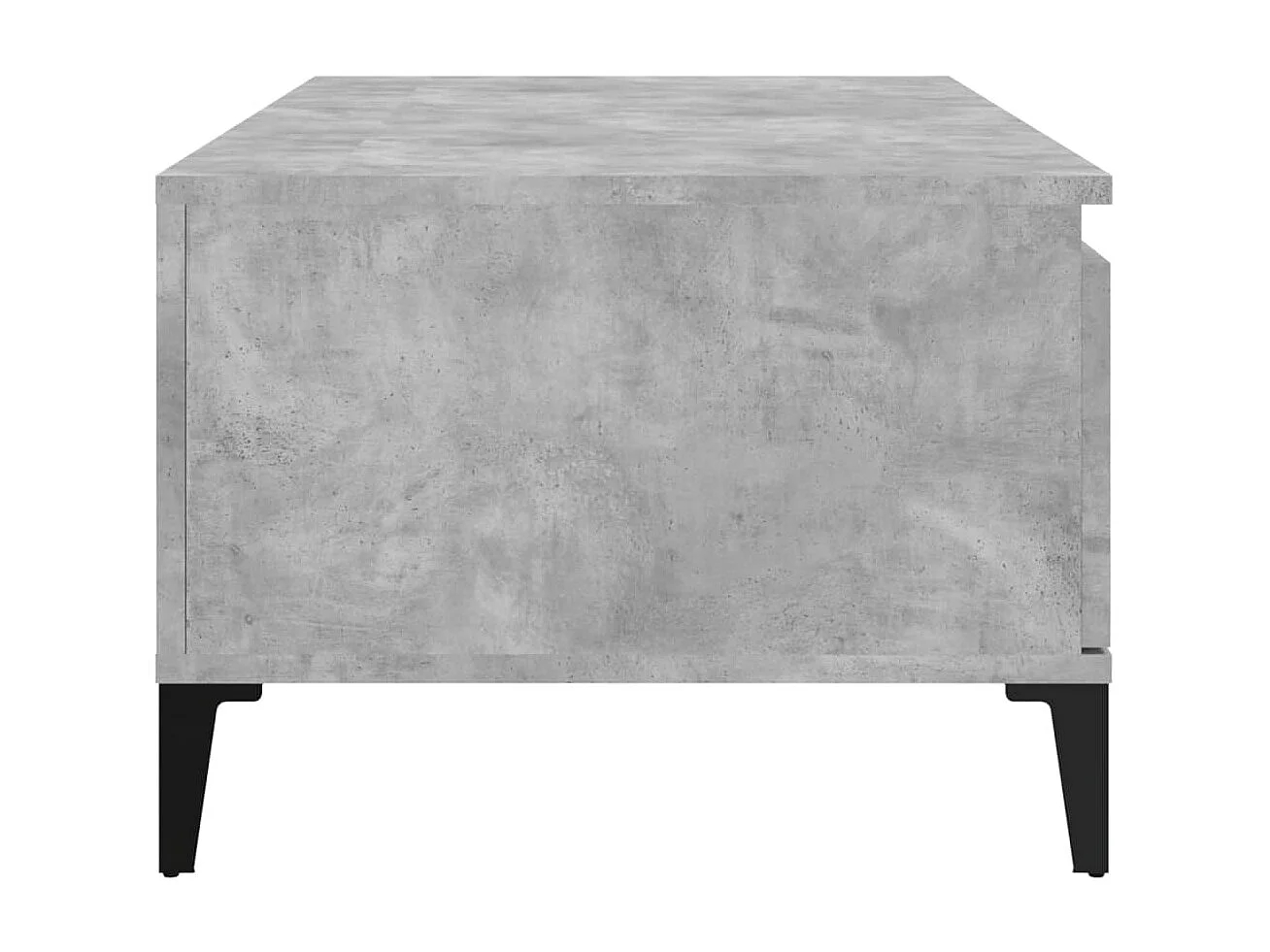 Table basse Gris béton 90x50x36,5 cm Bois d'ingénierie