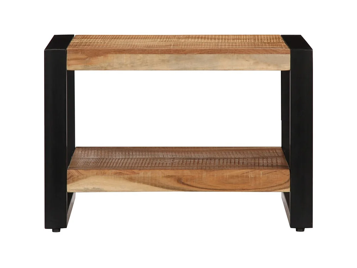 Goud Salontafel 60 x 60 x 40 cm Massief acaciahout