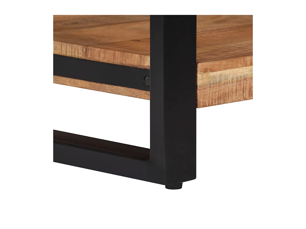 Goud Salontafel 60 x 60 x 40 cm Massief acaciahout