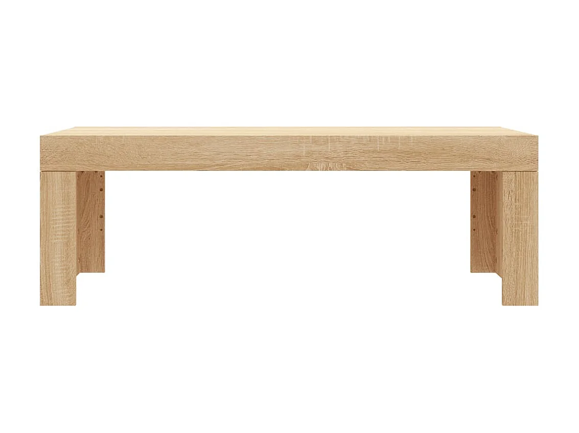 Couchtisch aus Sonoma-Eiche, 102 x 50 x 36 cm, Holzwerkstoff