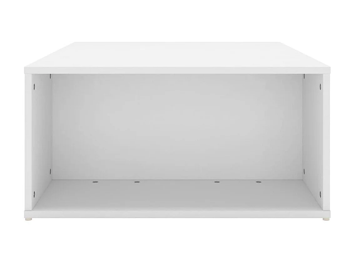 Mesa de centro Gold Aglomerado blanco 90x67x33 cm