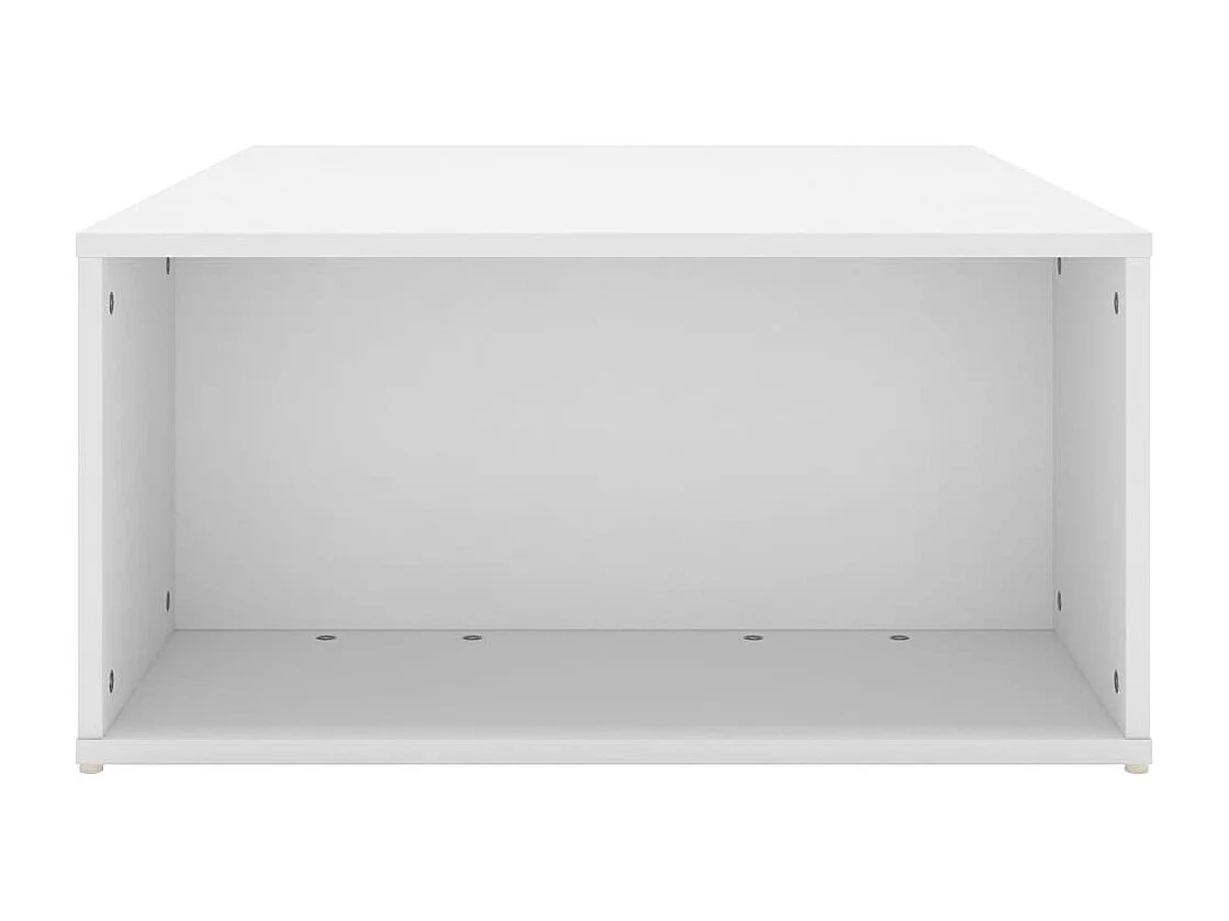 Table basse Blanc 90x67x33 cm Aggloméré