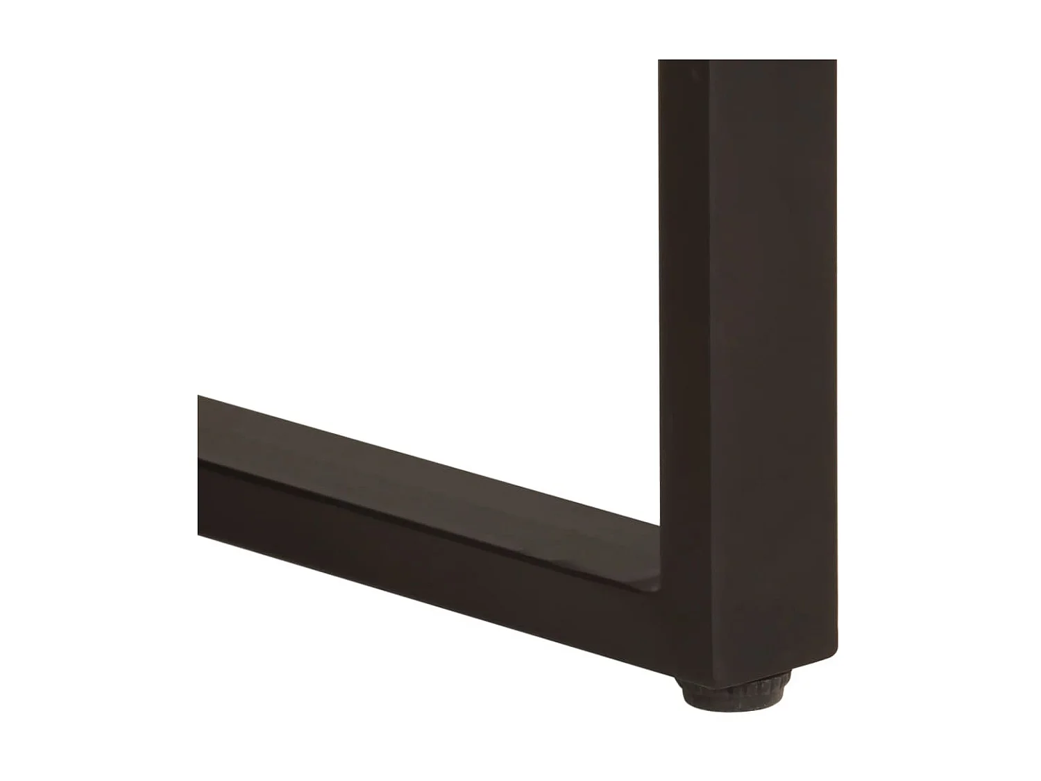 Table basse 100x54x40 cm bois de manguier solide et fer