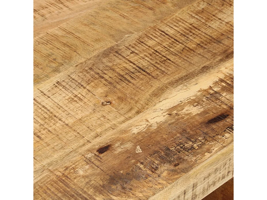 Goud Salontafel 120x55x40 cm Massief mangohout