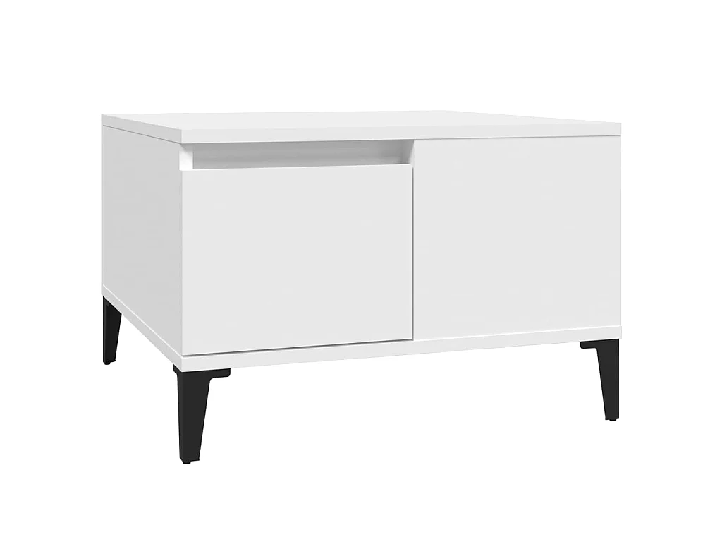 Gold Salontafel wit 55x55x36,5 cm samengesteld hout